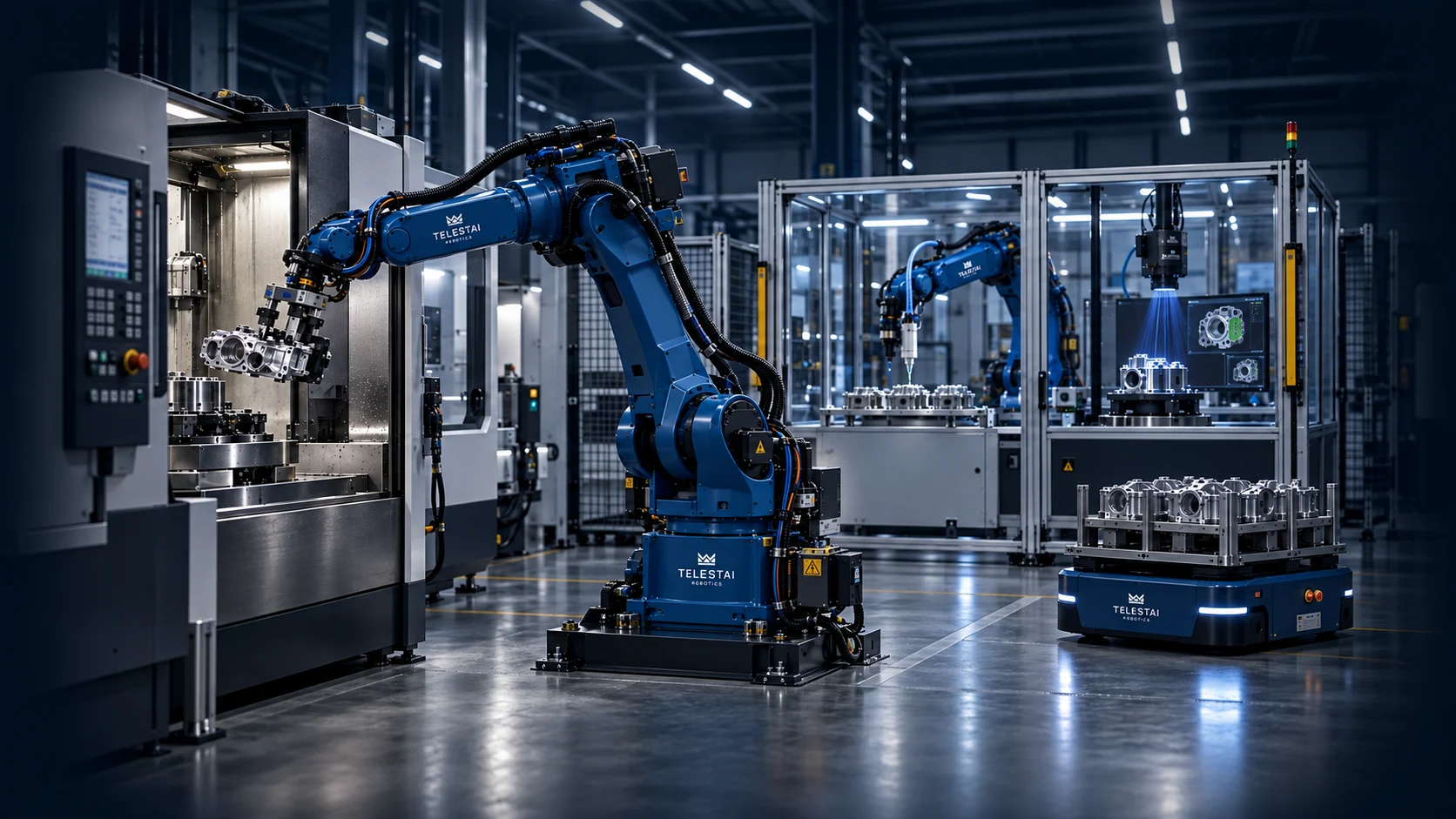 Ecossistema de robótica industrial Telestai